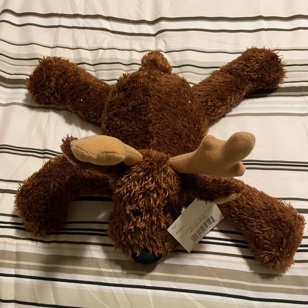 Vintage Hallmark RODNEY REINDEER Large Size Plush Christmas Doll Toy 1980s W/tag